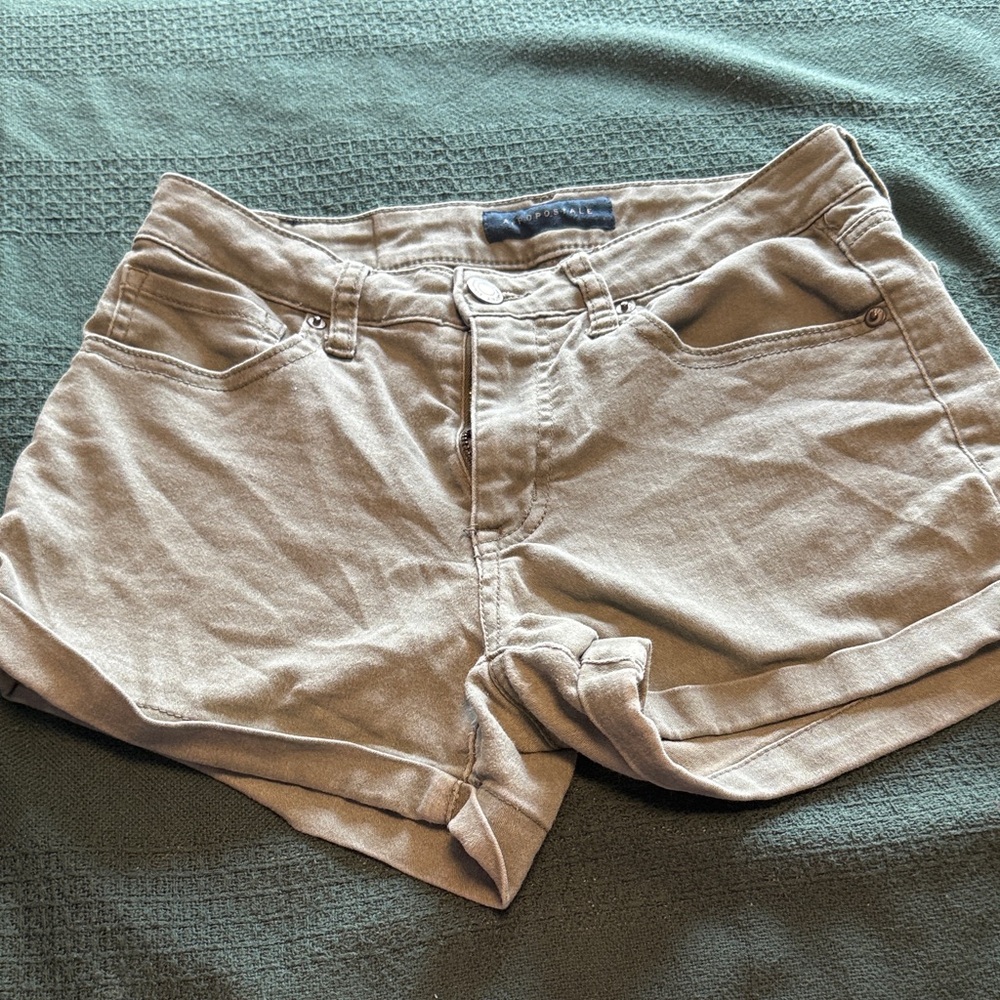 Aeropostale Tan Jean Shorts for Women